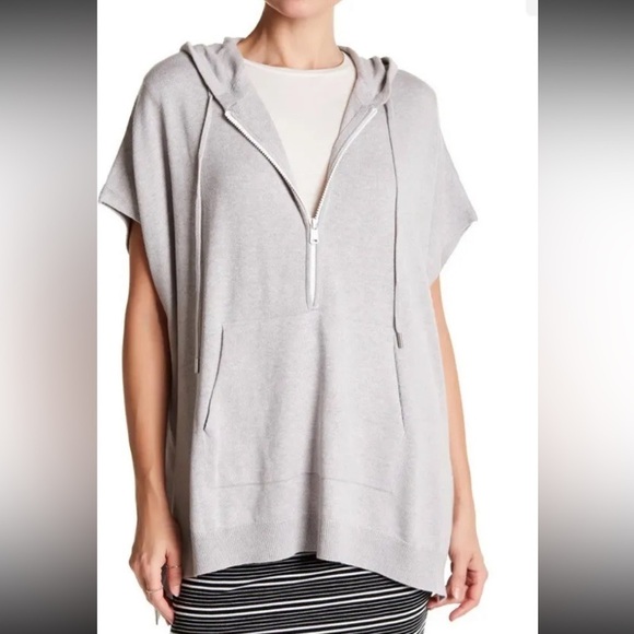ATM Anthony Thomas Melillo Sleeveless Hoodie Sweater - Picture 1 of 7